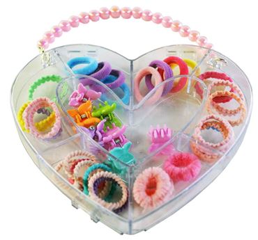 Набор резинок и заколок для волос Z-98 в боксе (12шт.в уп.) (288)