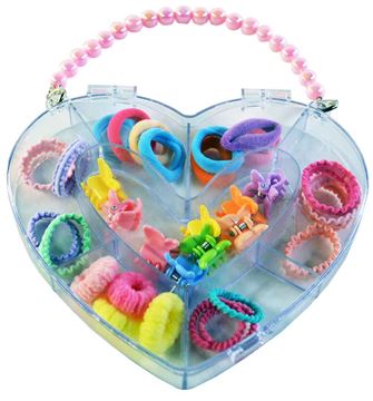 Набор резинок и заколок для волос Z-98A в боксе (12шт.в уп.) (288)