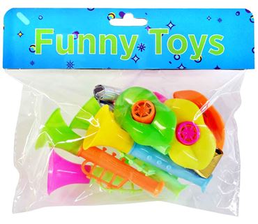 Набор свистков с язычками FT006 (12шт.в уп.) (240)