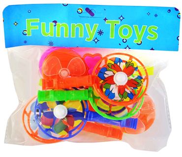 Набор свистков с язычками FT007 (12шт.в уп.) (240)