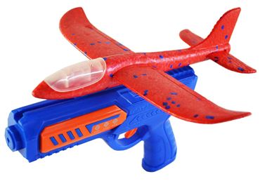 Пистолет T801A-7 2цвета (стреляет самолётиками) (120)