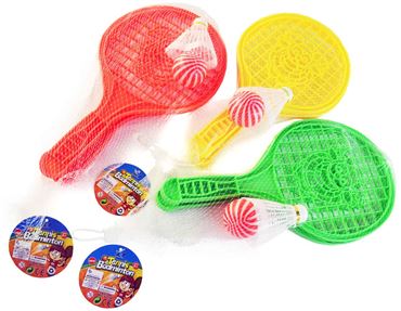 Ракетка для бадминтона с воланом и мячиком 3006Y (168)