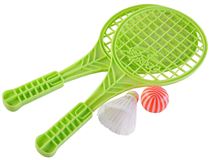 Ракетки для бадминтона с воланом и мячиком  …