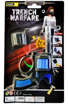 Револьвер с пулями 1016-16B (барабан под пистоны) (360)